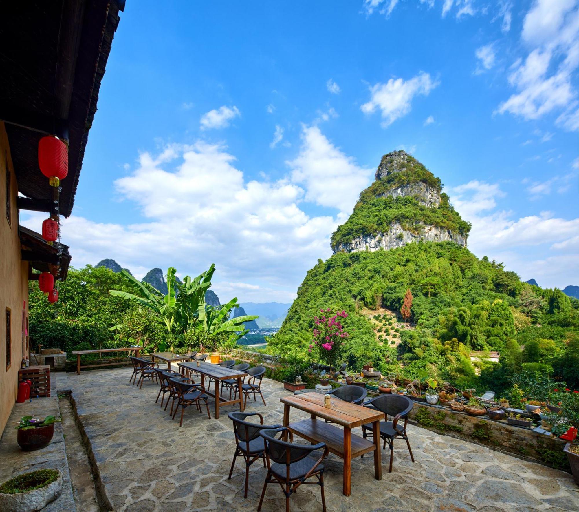 Yangshuo Yunshe Mountain Guesthouse Exteriör bild