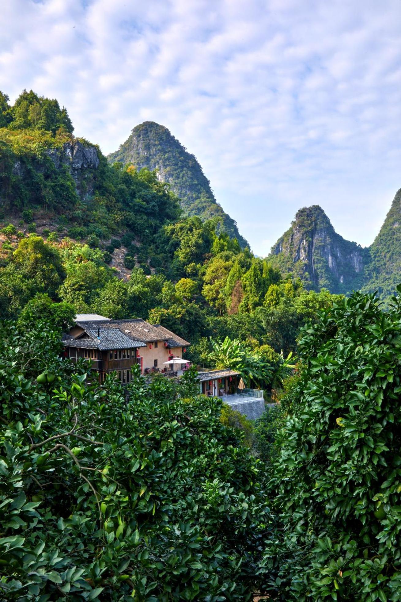 Yangshuo Yunshe Mountain Guesthouse Exteriör bild